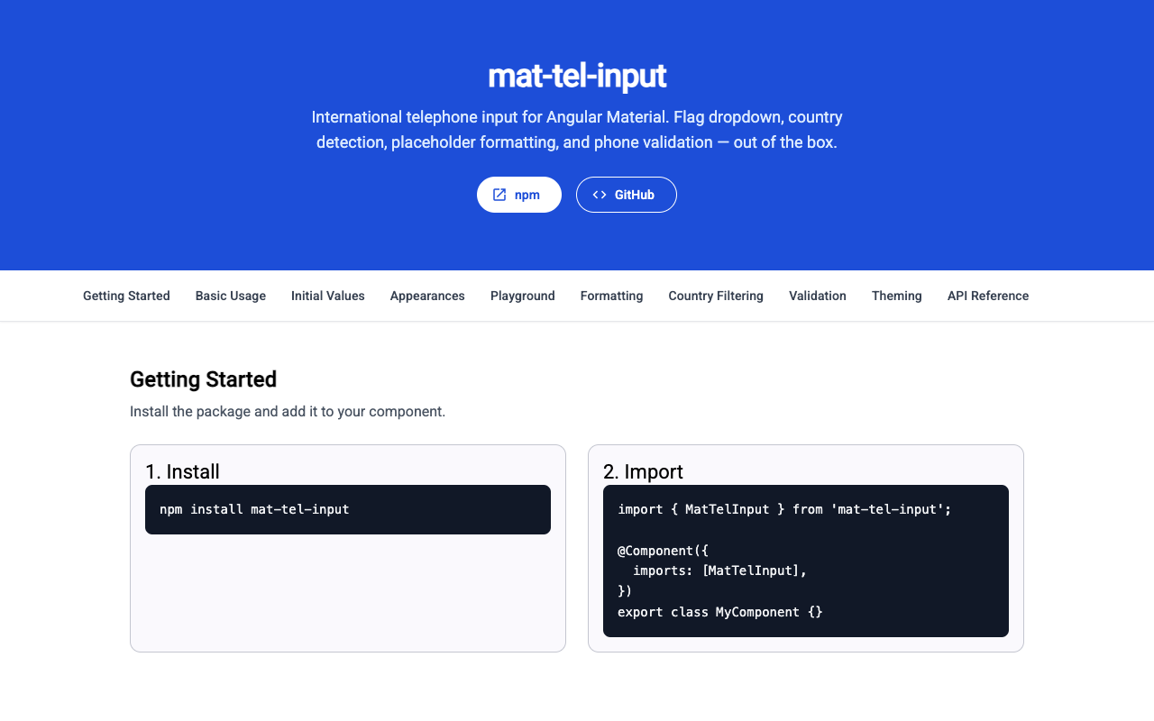 mat-tel-input
